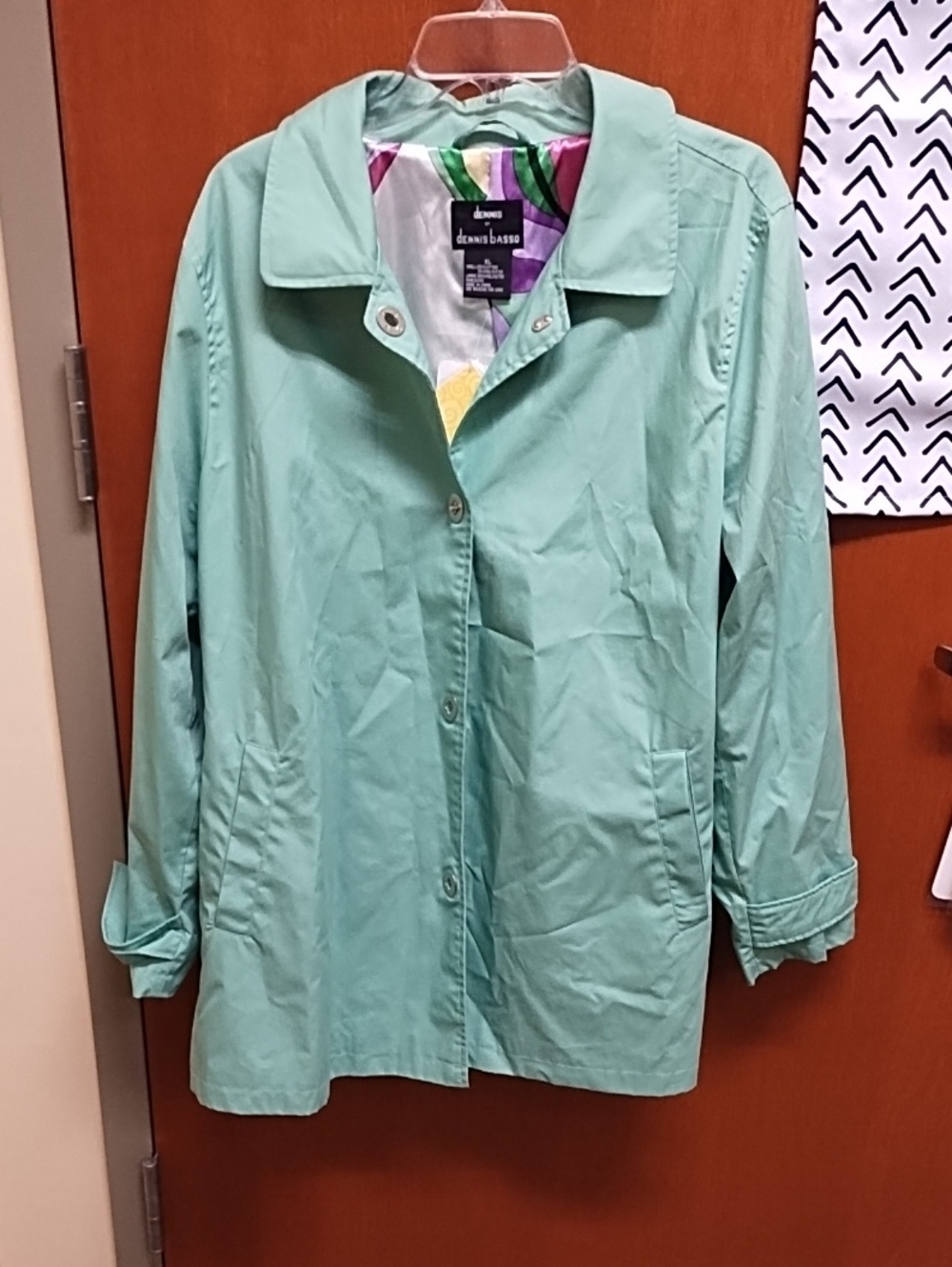 dennis basso Mint Lightweight Women's Raincoat Jacket